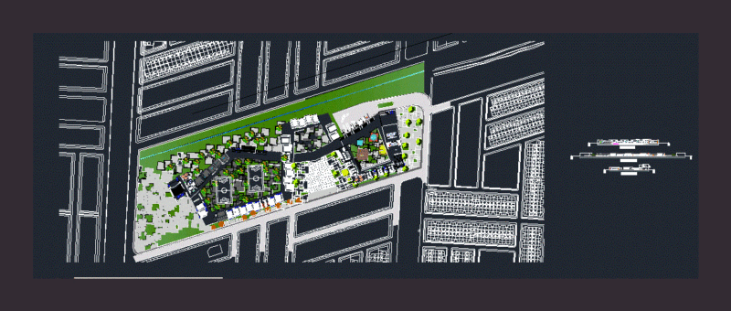 School DWG Block for AutoCAD
