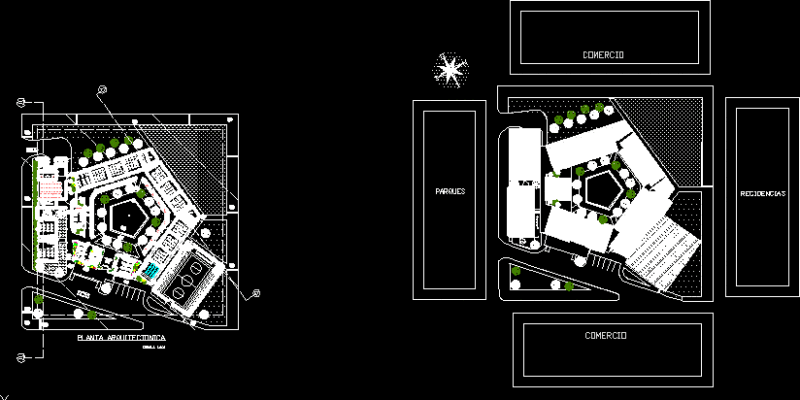 School DWG Block for AutoCAD