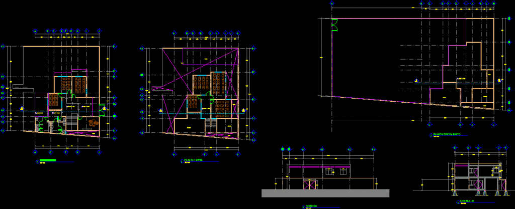 School DWG Block for AutoCAD