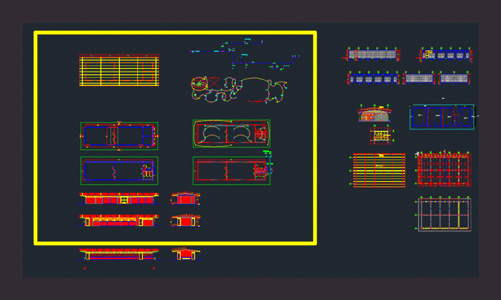 School DWG Block for AutoCAD