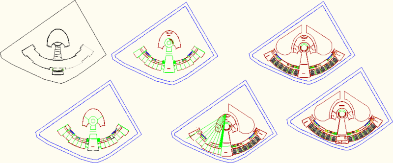 School DWG Block for AutoCAD