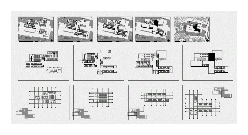 School DWG Block for AutoCAD