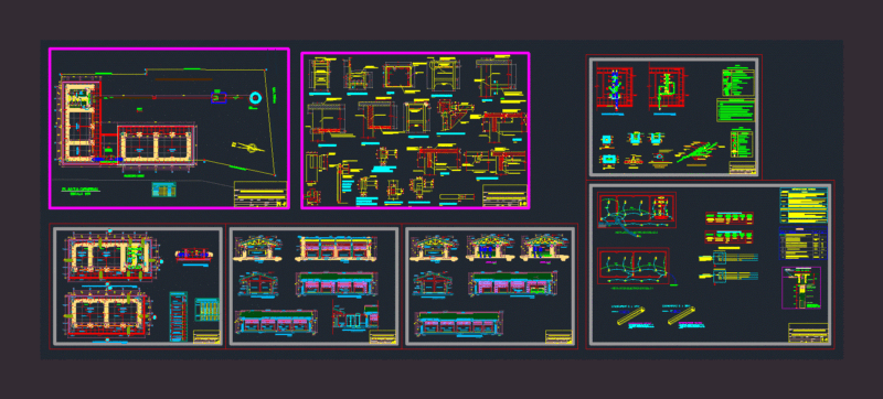 School DWG Detail for AutoCAD