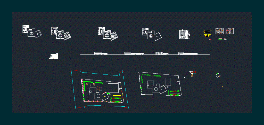 School DWG Elevation for AutoCAD