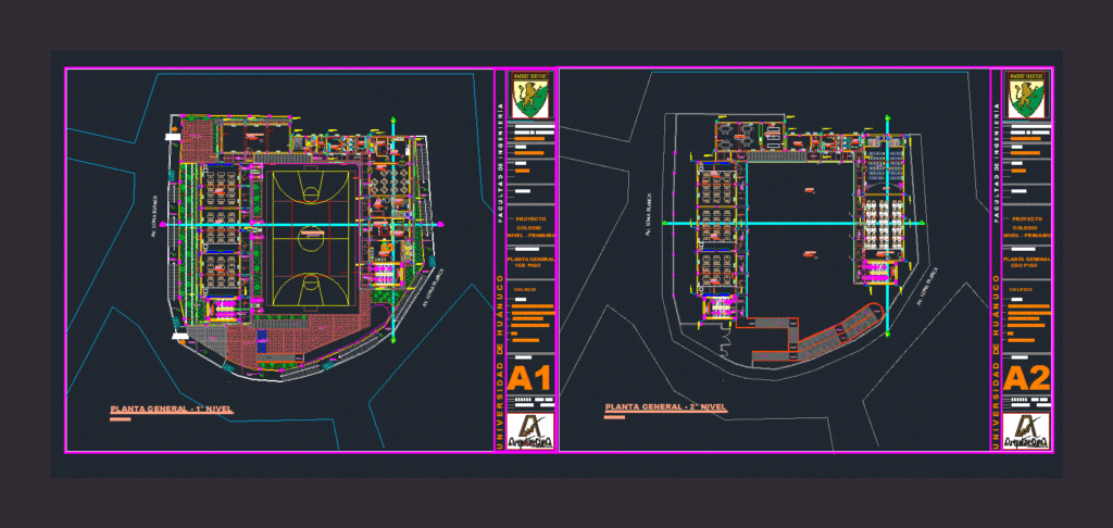 School DWG Full Project for AutoCAD