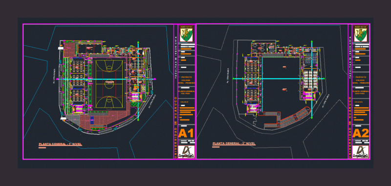 School DWG Full Project for AutoCAD