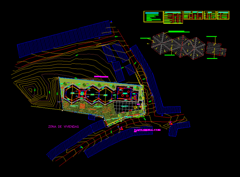 School DWG Plan for AutoCAD