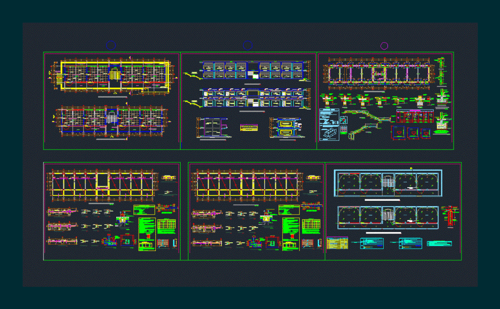 School DWG Plan for AutoCAD
