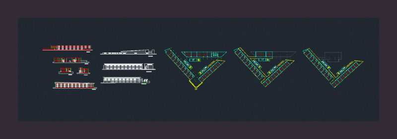 School DWG Plan for AutoCAD