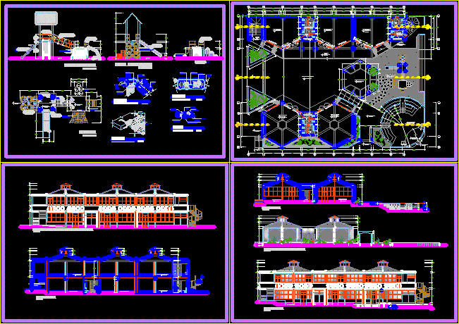 school-initial-level-dwg-section-for-autocad-designs-cad