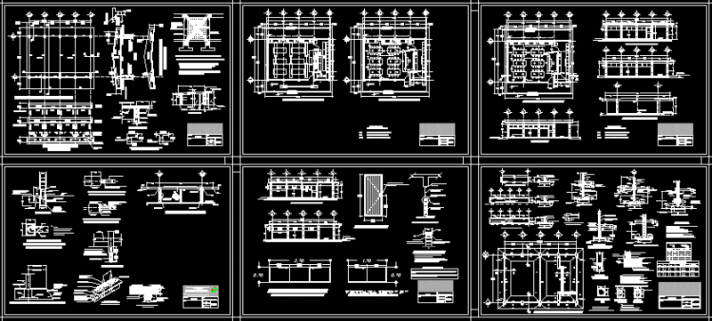 School Laboratory DWG Block for AutoCAD