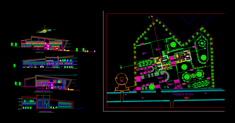 School Of Architecture – Unsm DWG Block for AutoCAD