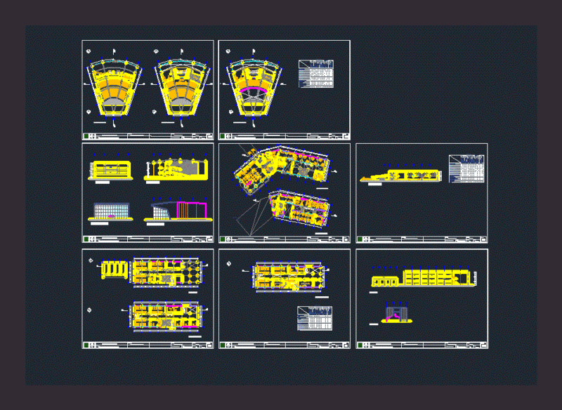 School Of Science DWG Section for AutoCAD