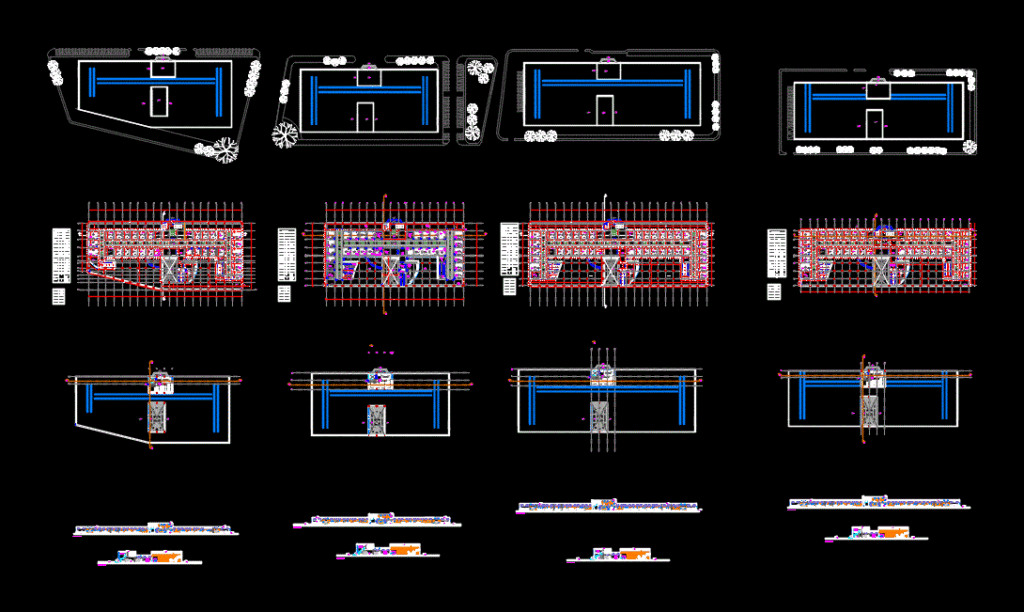 School Project DWG Full Project for AutoCAD