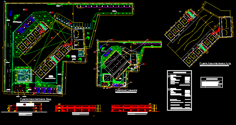 School Project DWG Full Project for AutoCAD