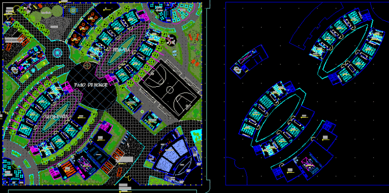 School Proposal DWG Block for AutoCAD