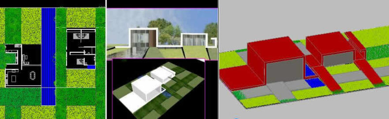 Seba House 3D DWG Model for AutoCAD