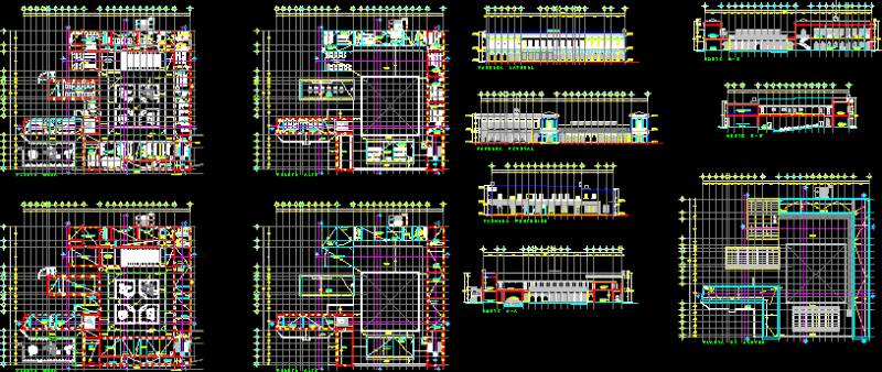Secondary Architectural Survey DWG Block for AutoCAD
