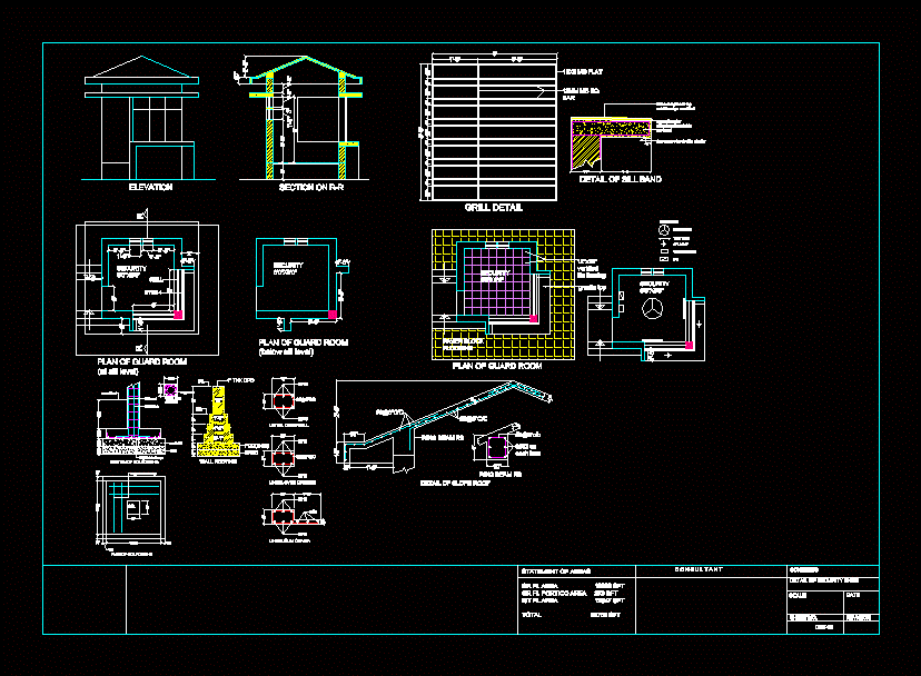 Security Room DWG Detail for AutoCAD • Designs CAD
