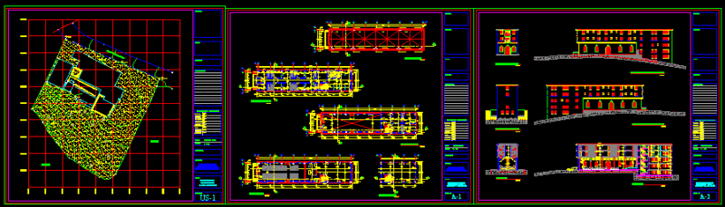 Seminary DWG Section for AutoCAD