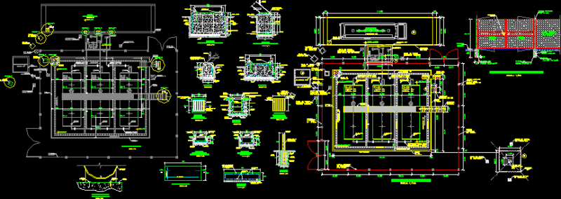 Service Station DWG Block for AutoCAD