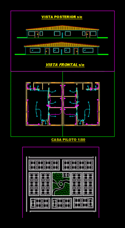 Service Station DWG Section for AutoCAD