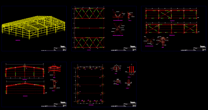 Shed 3D DWG Detail for AutoCAD