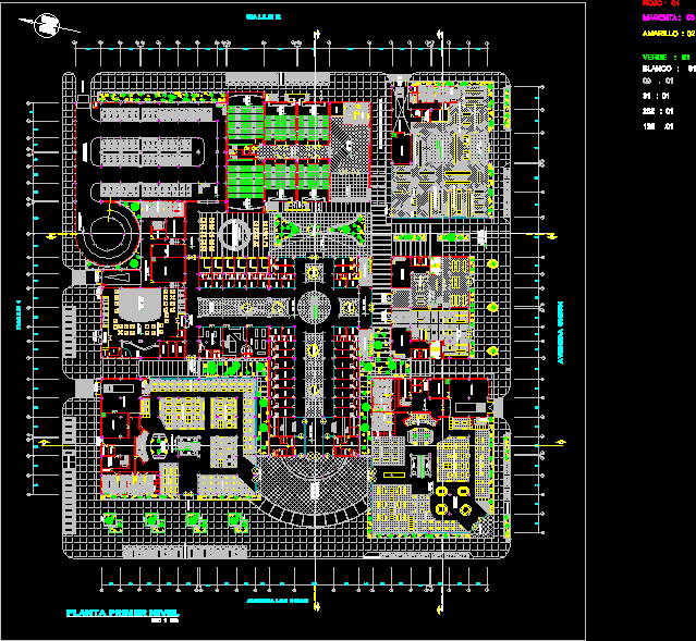 Shopping Center - Plant DWG Block for AutoCAD • Designs CAD