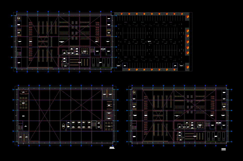 Dwg чертеж торговый центр