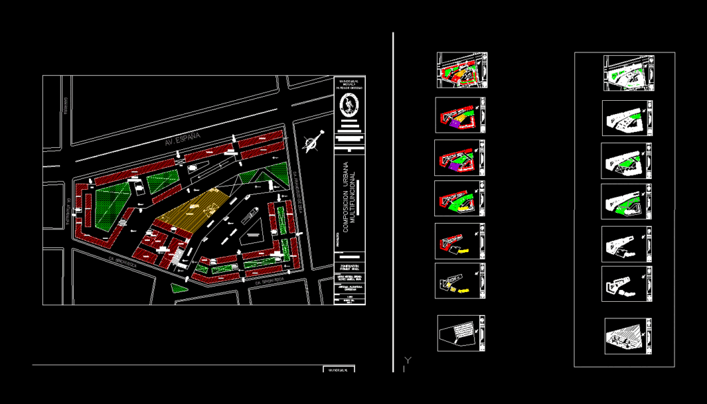 Shopping Center DWG Block for AutoCAD