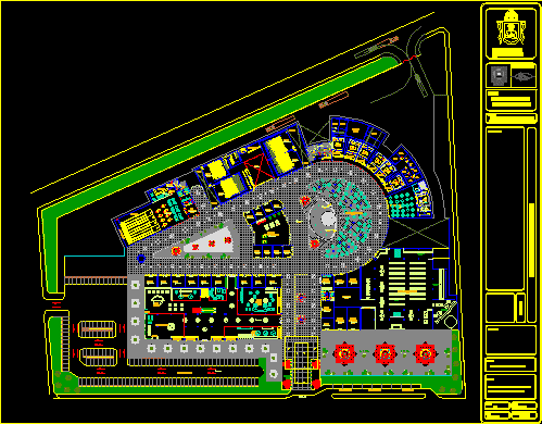 Shopping Center DWG Block for AutoCAD • Designs CAD