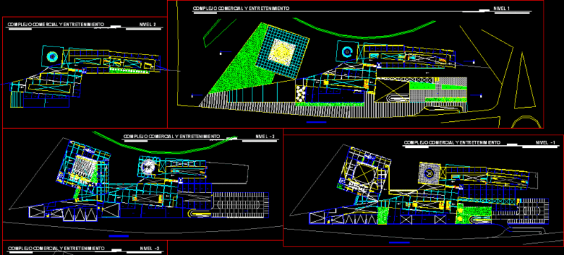 Shopping Center DWG Block for AutoCAD