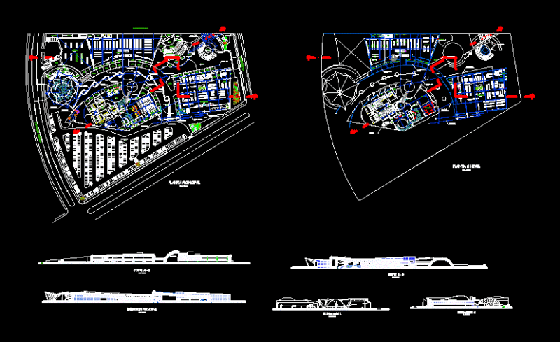 Shopping Center DWG Block for AutoCAD