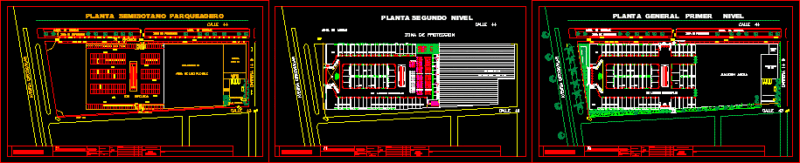 Shopping Center DWG Block for AutoCAD