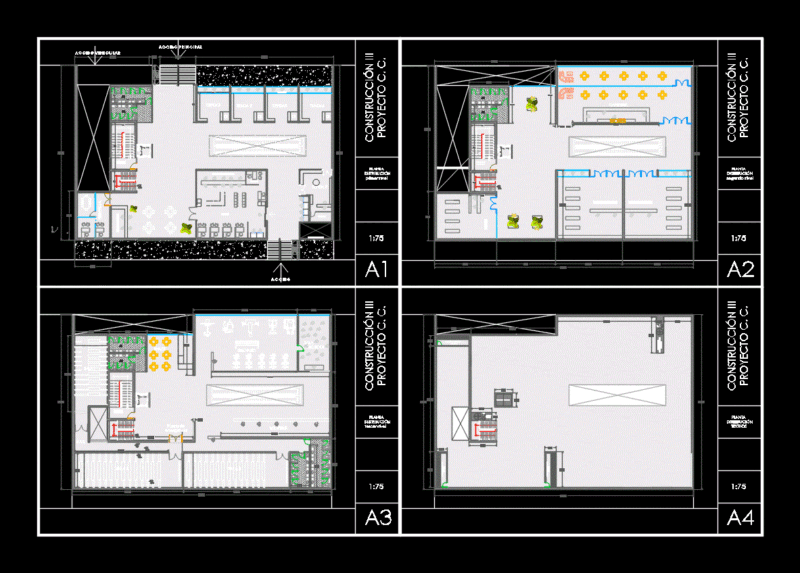 Shopping Center DWG Block for AutoCAD