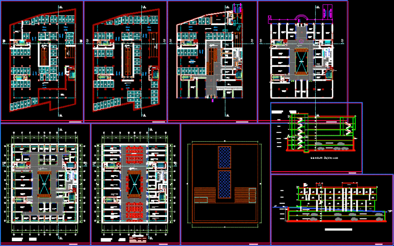 Shopping Center DWG Block for AutoCAD