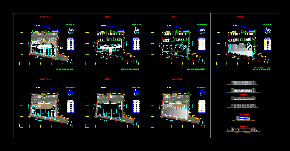 Проект магазина в dwg