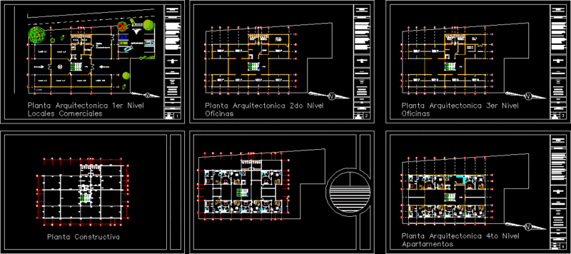 Shopping DWG Plan for AutoCAD