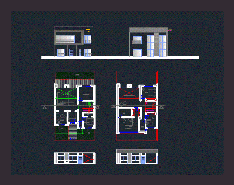 Simple People DWG Plan for AutoCAD