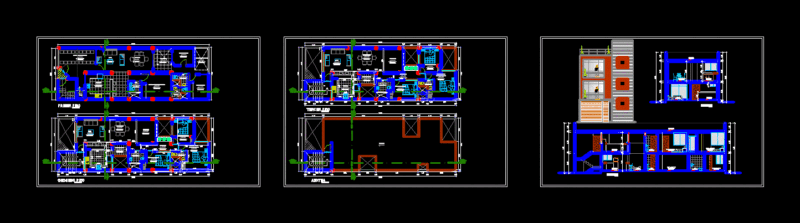 Single Family – Tower DWG Block for AutoCAD