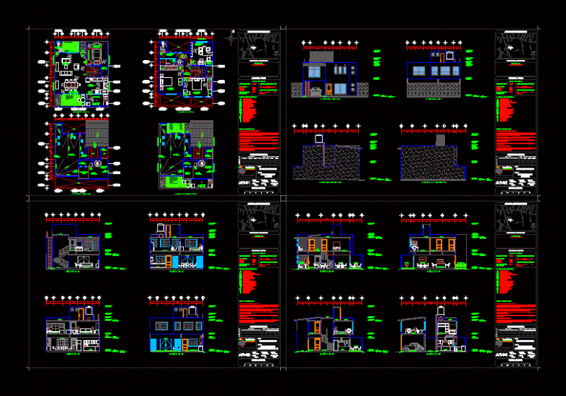 Single Family Adc Plans DWG Plan for AutoCAD