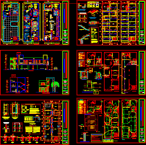 Single Family Business DWG Block for AutoCAD • Designs CAD