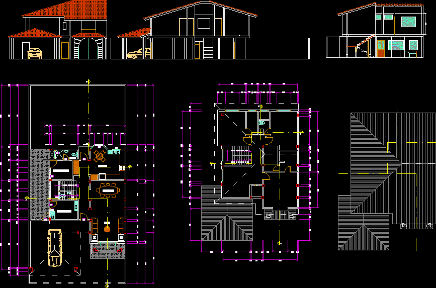 План дома dwg