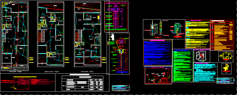Single Family Dwelling DWG Block for AutoCAD