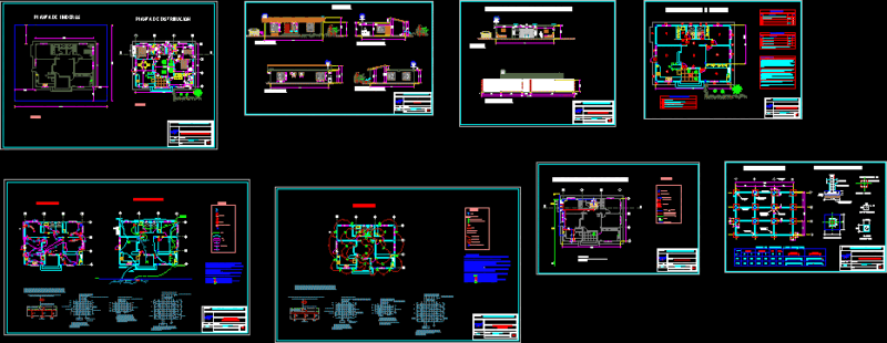 Single Family Dwelling DWG Plan for AutoCAD