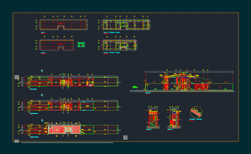 Single Family DWG Block for AutoCAD