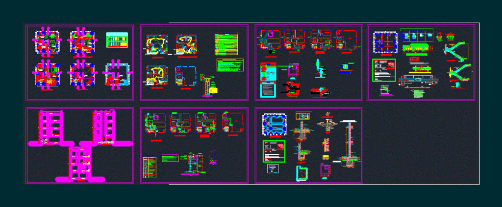 Single Family DWG Block for AutoCAD