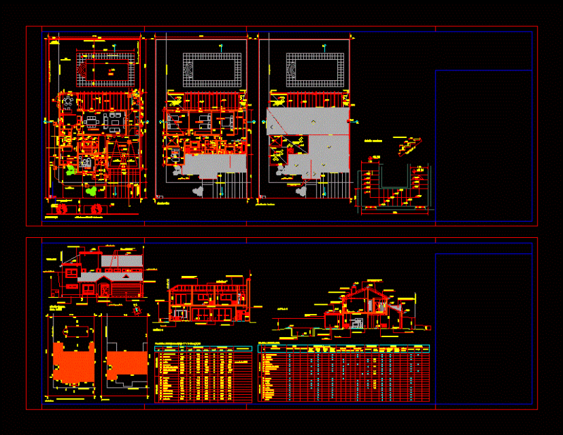 Single Family DWG Detail for AutoCAD