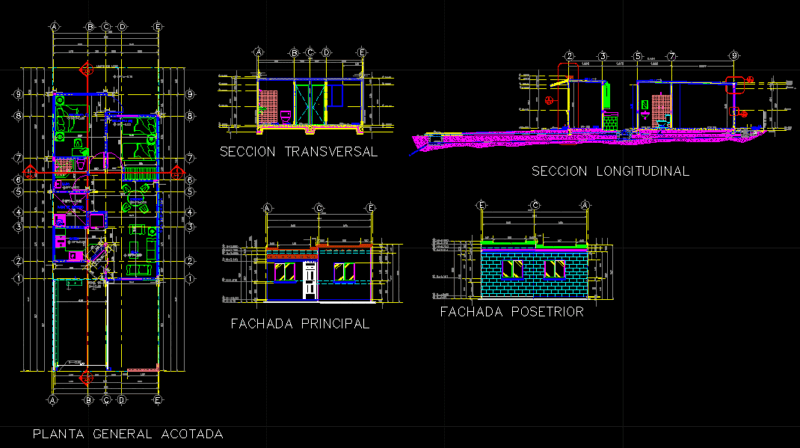 Single Family DWG Detail for AutoCAD