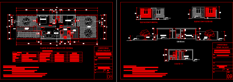 Single Family DWG Full Project for AutoCAD